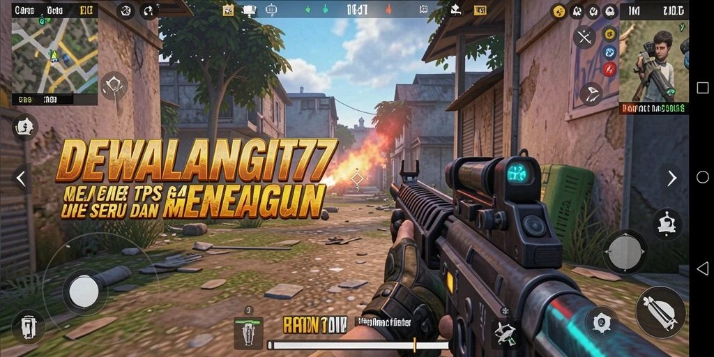 Gameplay DEWALANGIT77 dengan grafis memukau dan aksi tembak-menembak