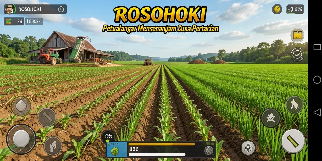 Gameplay menarik dalam pertanian di ROSOHOKI.